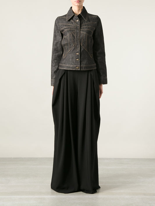 Dolce & Gabbana S/S 2002 Butterfly Denim Vintage Jacket (S)