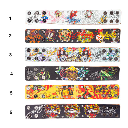 Ed Hardy by Christian Audigier Tattoo Print Bracelet