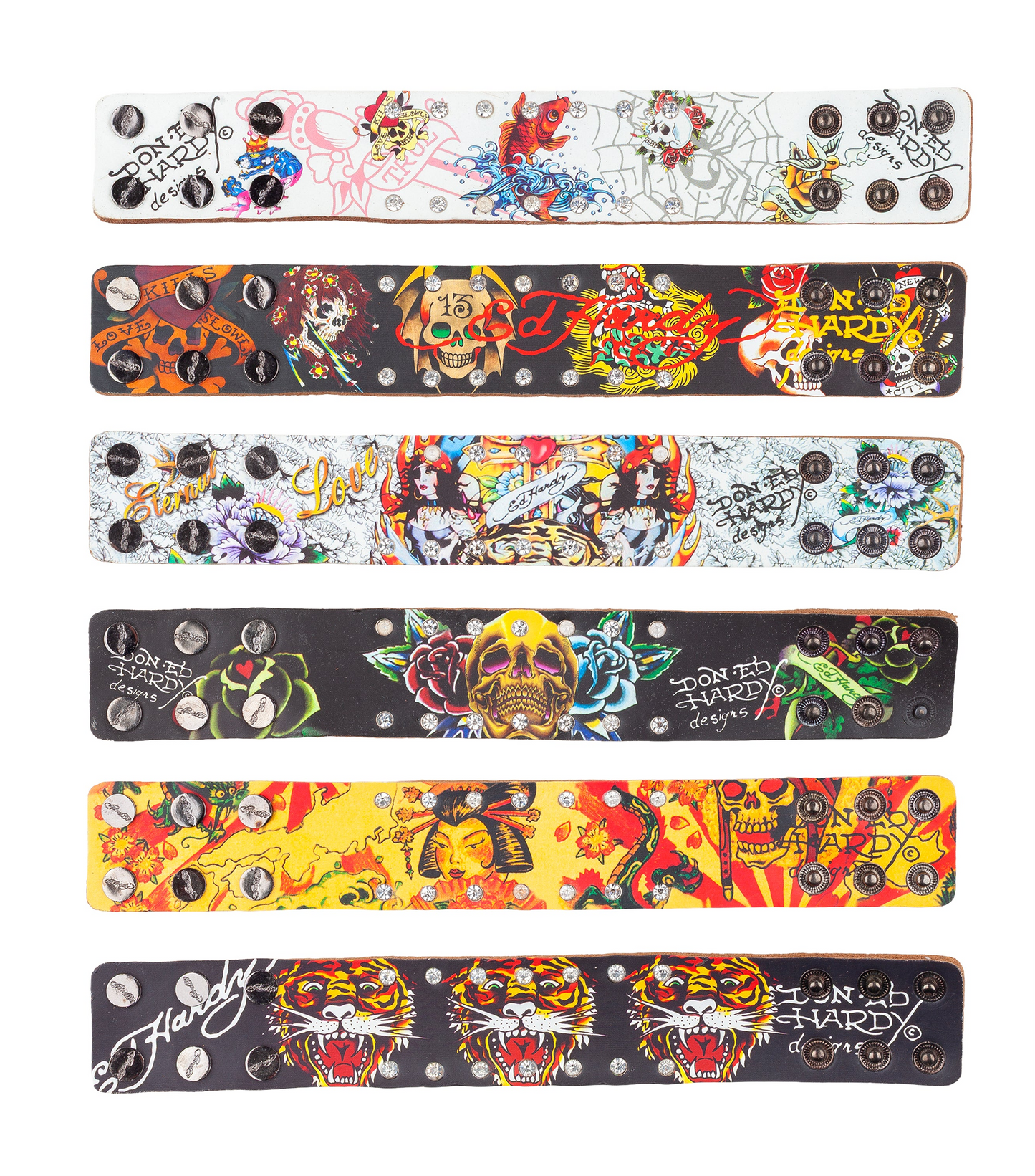 Ed Hardy by Christian Audigier Tattoo Print Bracelet