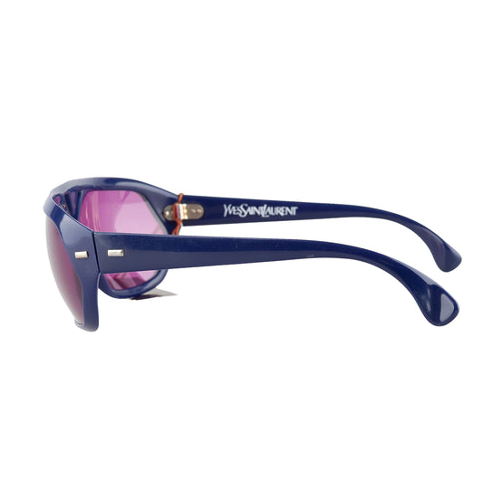 YSL Yves Saint Laurent RARE 80's Navy Sunglasses