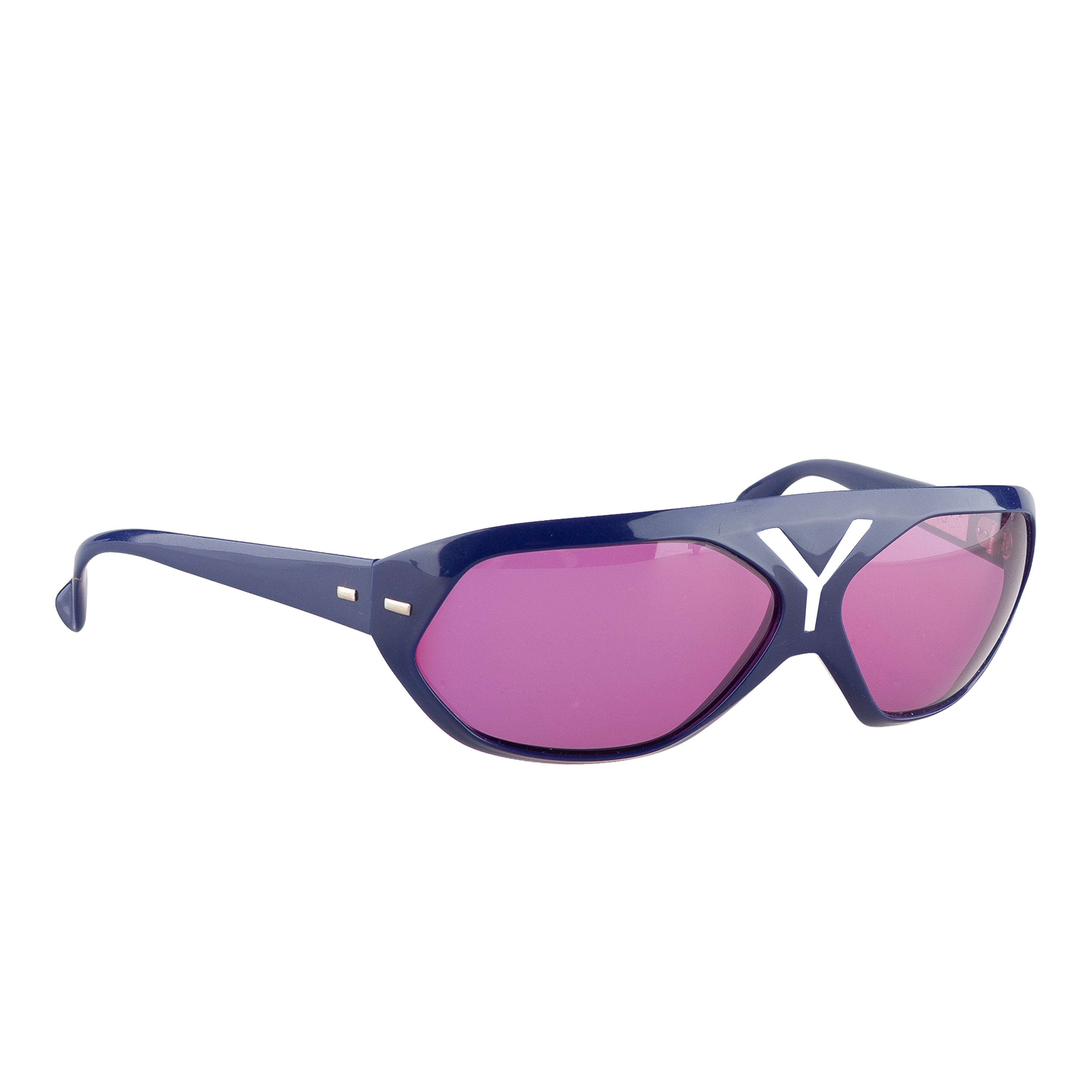 YSL Yves Saint Laurent RARE 80's Navy Sunglasses