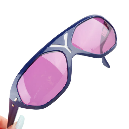 YSL Yves Saint Laurent RARE 80's Navy Sunglasses