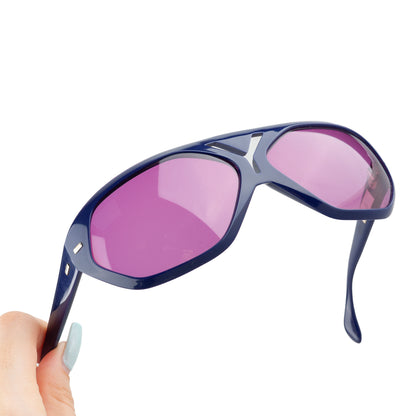YSL Yves Saint Laurent RARE 80's Navy Sunglasses