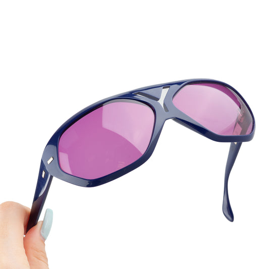 YSL Yves Saint Laurent RARE 80's Navy Sunglasses