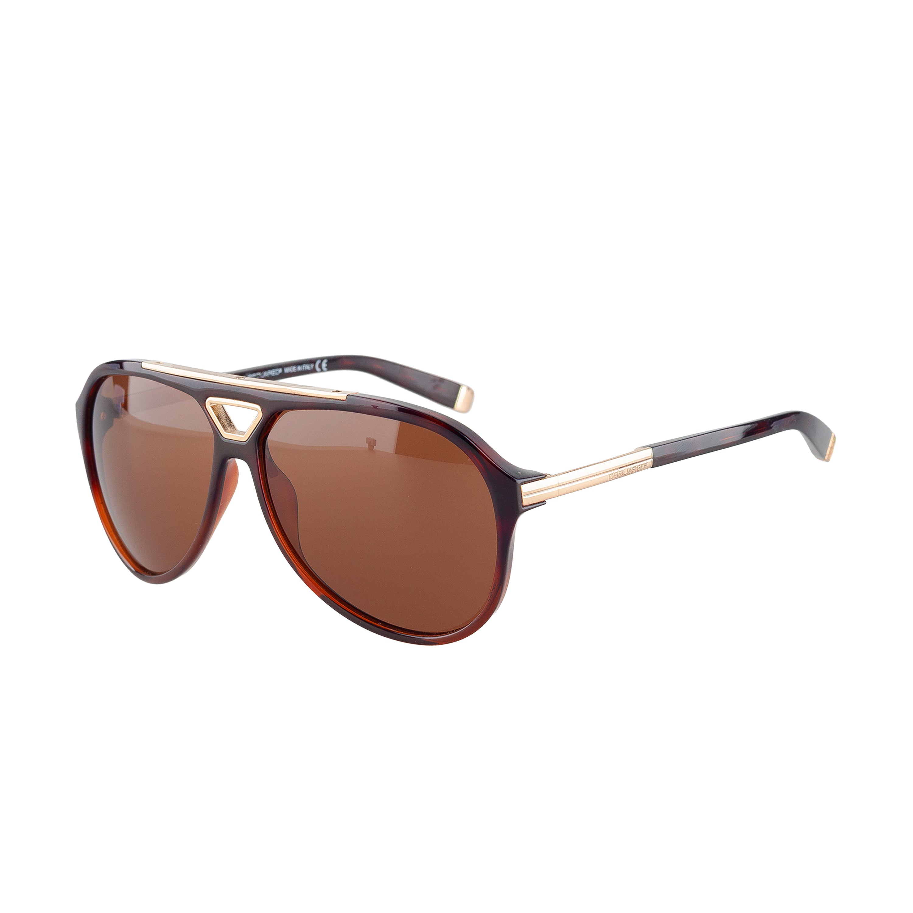 DSQUARED2 DQ0076 56F Aviator Brown Sunglasses