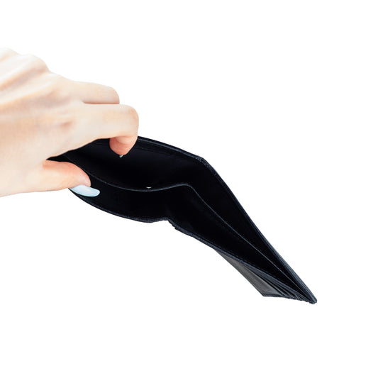 Alexander McQueen 2021 Biker Black Skull Wallet