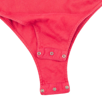 DSQUARED2 FW 2004 Vintage Adjustable Rope V Neck Bodysuit