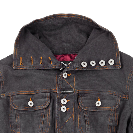 Dolce & Gabbana Multi-button Dark Denim Jacket