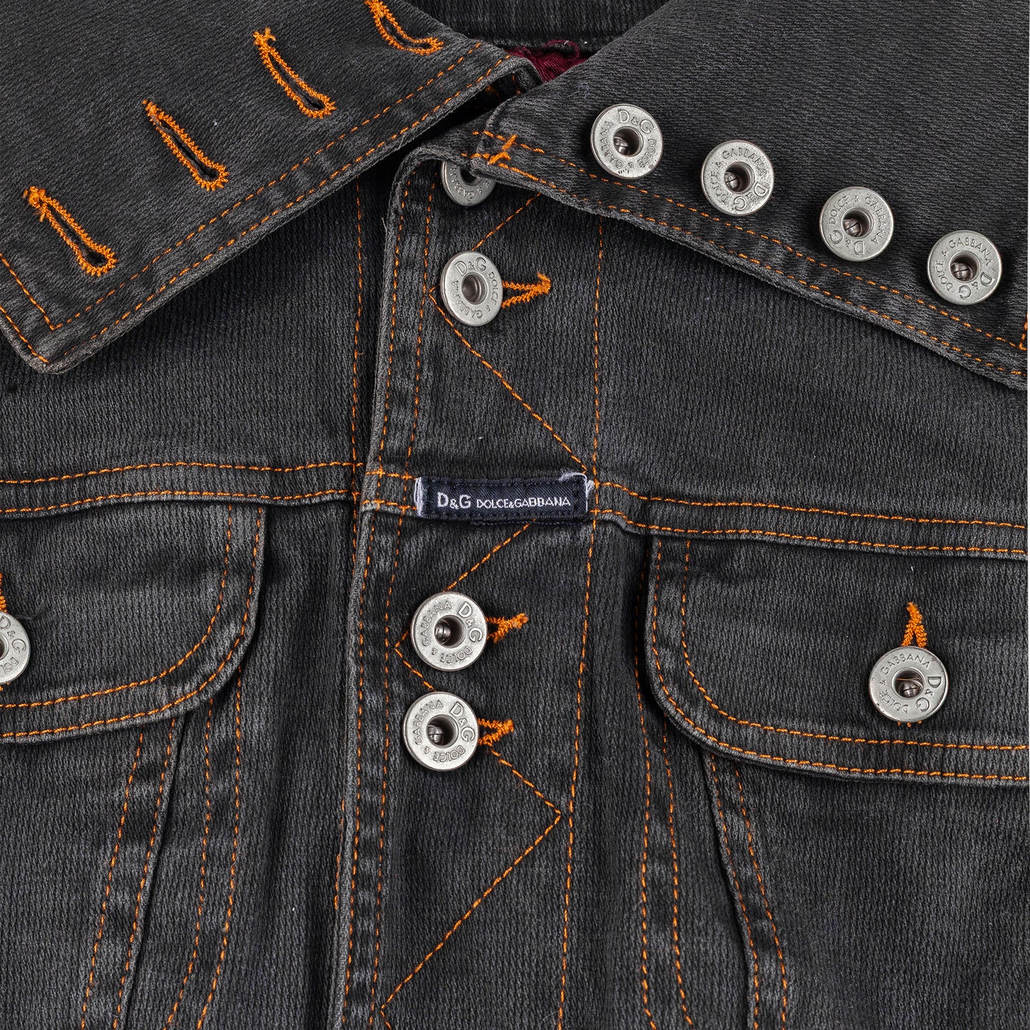Dolce & Gabbana Multi-button Dark Denim Jacket