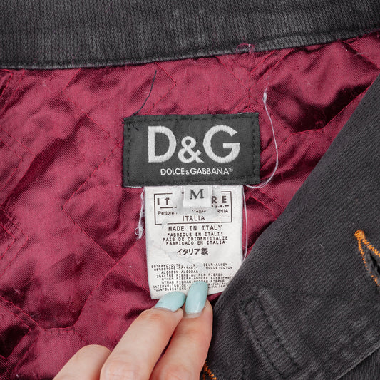 Dolce & Gabbana Multi-button Dark Denim Jacket