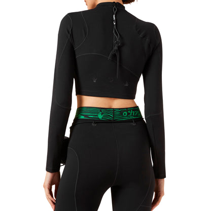 NIKE X OFF-WHITE Crop Top in Dri-Fit Nylon