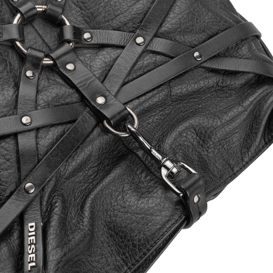 Diesel Bondage Vintage Black Leather Bag