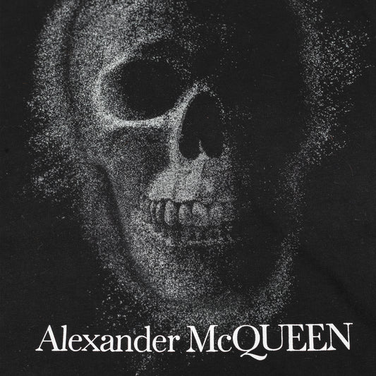 Alexander McQueen Faded Skull-Print Cotton-Jersey T-Shirt