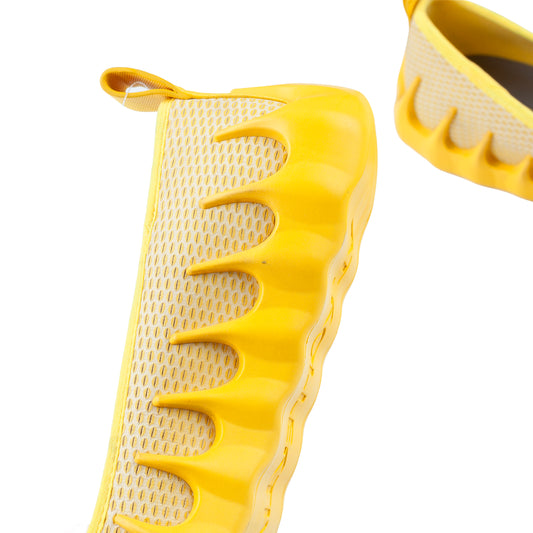 Nina Christen x At.Kollektive Plasma X Ballerina Bumblebee Yellow Slip Ons Ballerinas