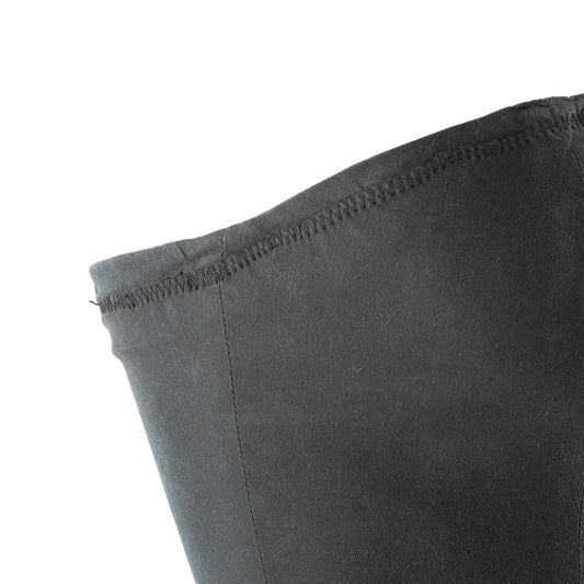 Dolce & Gabbana 1992 Black Strapless Pin-Up Tulle A-line Vintage Mini Dress (XS)