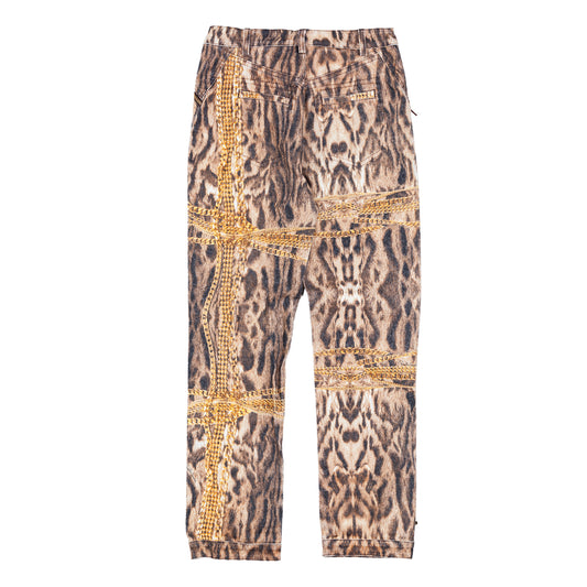 Roberto Cavalli F/W 2003 Gold Legacy Leopard Pants