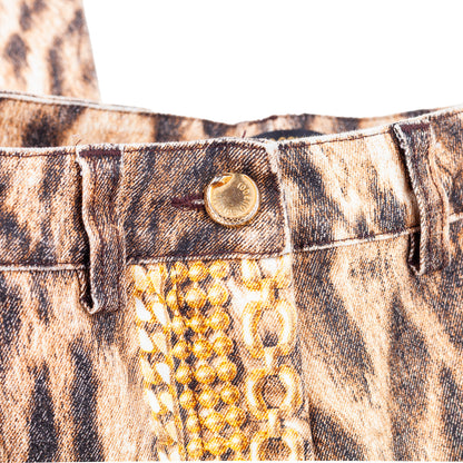 Roberto Cavalli F/W 2003 Gold Legacy Leopard Pants