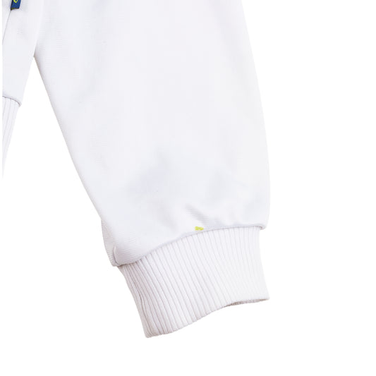 Vintage Mary Jane Pot Leaf White Track Jacket