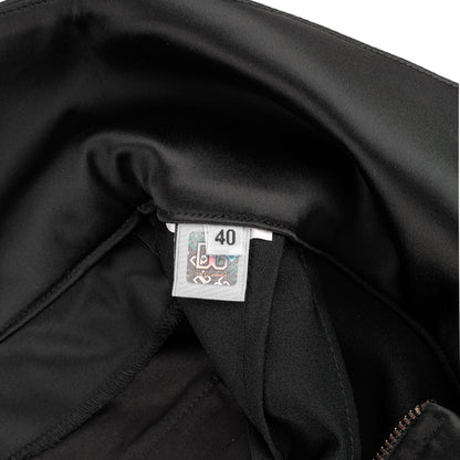 Dolce & Gabbana Black Corset Pencil Skirt