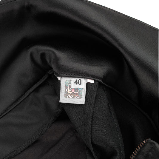 Dolce & Gabbana Black Corset Pencil Skirt