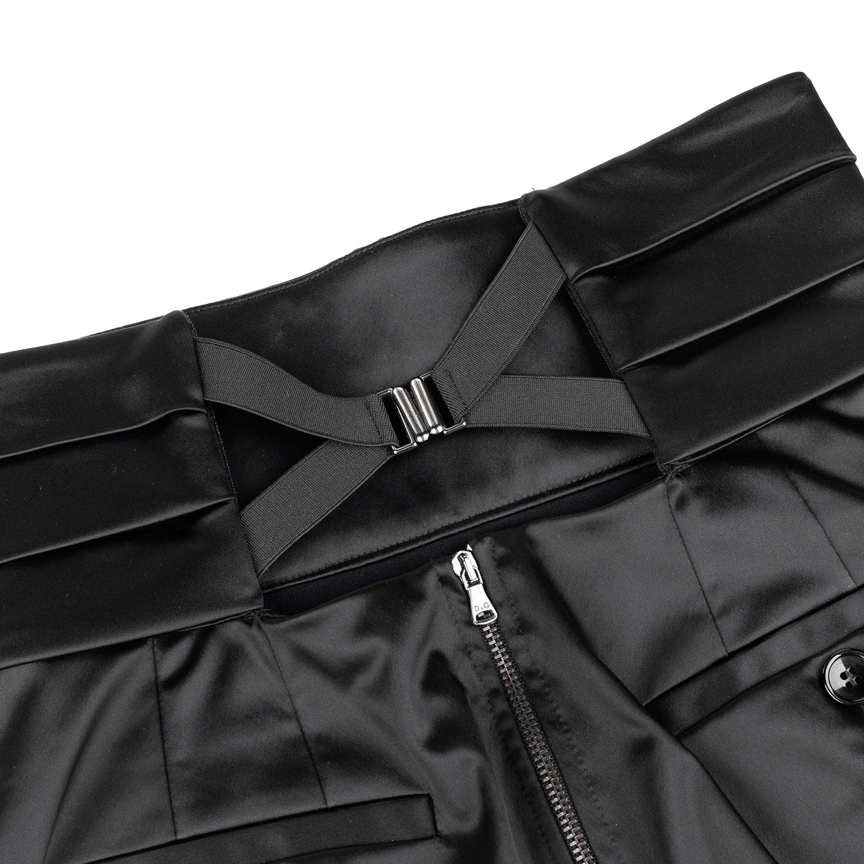 Dolce & Gabbana Black Corset Pencil Skirt