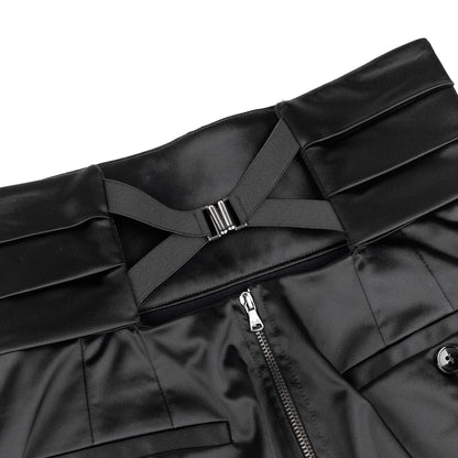 Dolce & Gabbana Black Corset Pencil Skirt
