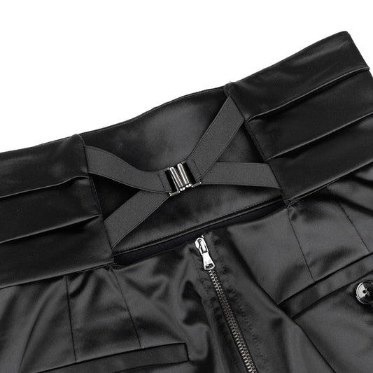 Dolce & Gabbana Black Corset Pencil Skirt