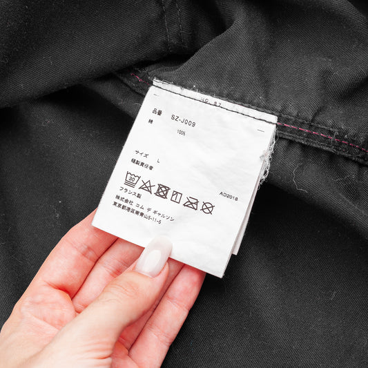CDG x Le Laboureur 2019 Long Black Work Jacket
