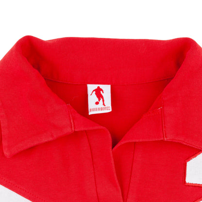 Dirk Bikkembergs White & Red Polo Short Sleeve Top