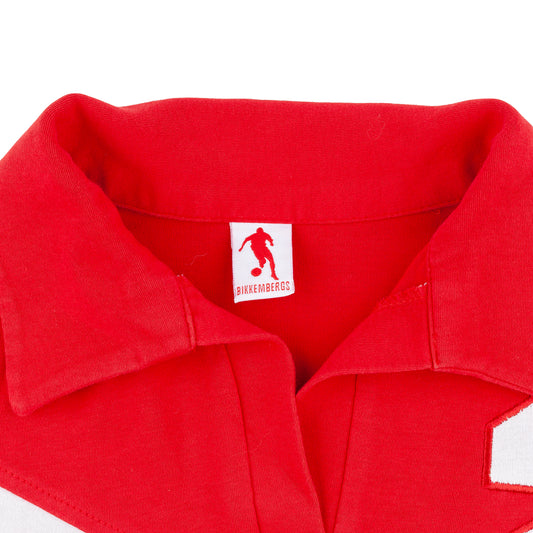 Dirk Bikkembergs White & Red Polo Short Sleeve Top