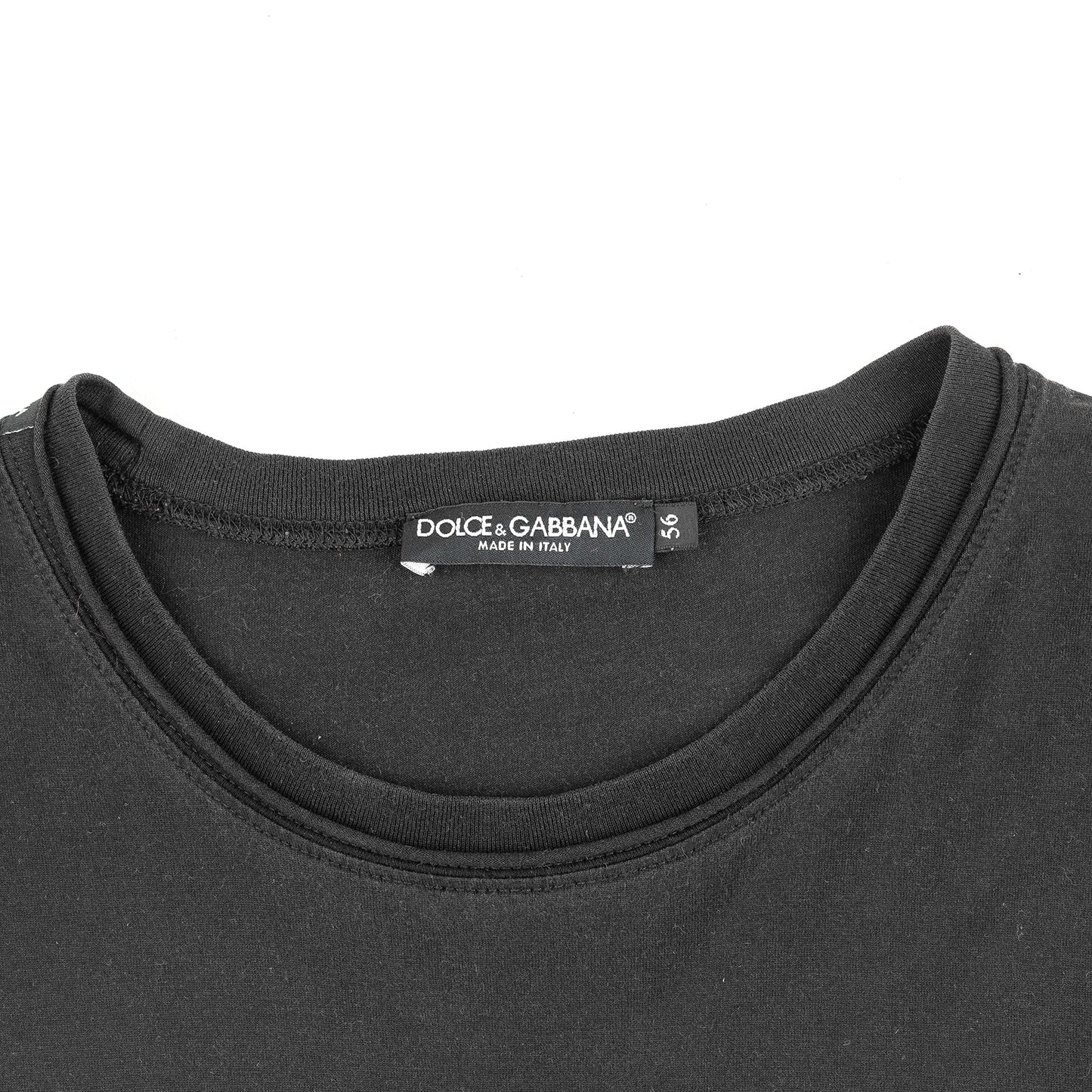 Dolce & Gabbana Al Pacino Distressed Black Tank Top