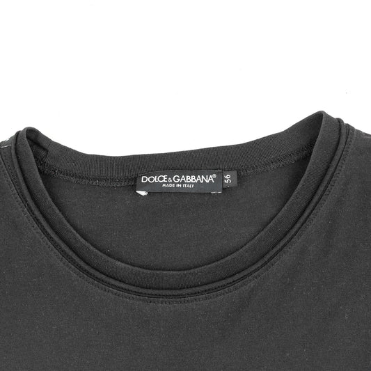 Dolce & Gabbana Al Pacino Distressed Black Tank Top