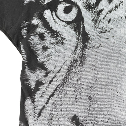 Just Cavalli Tiger Print Black T-Shirt