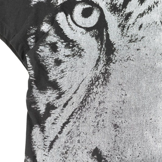 Just Cavalli Tiger Print Black T-Shirt
