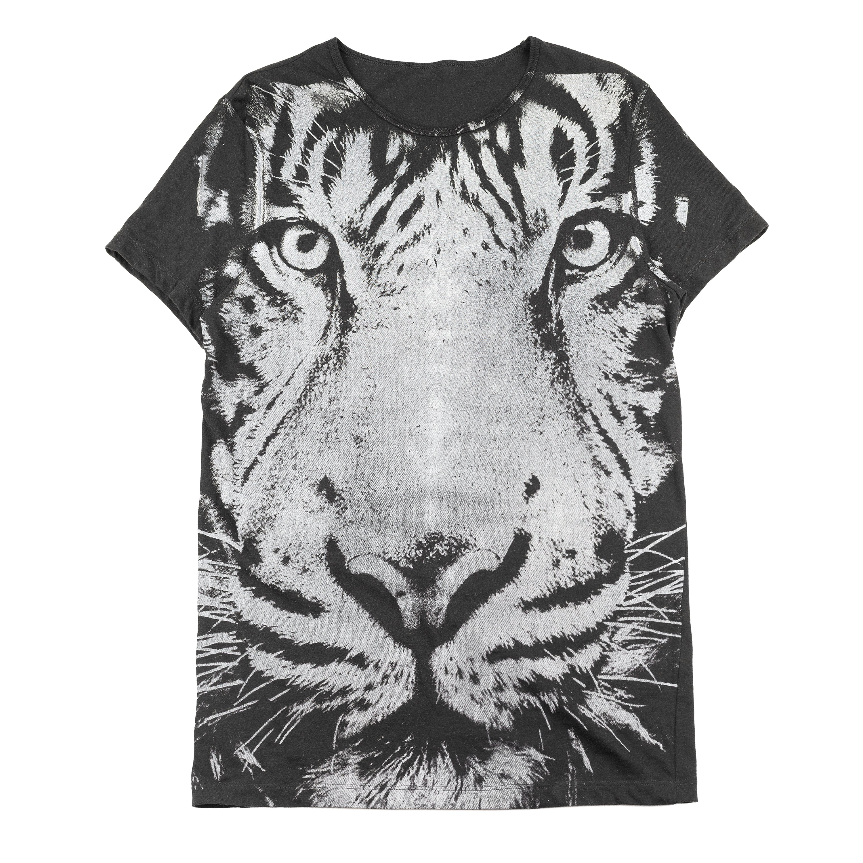 Just Cavalli Tiger Print Black T-Shirt