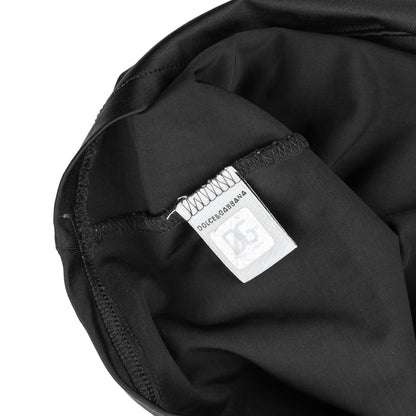 Dolce & Gabbana Underwear Black Low Neck Top