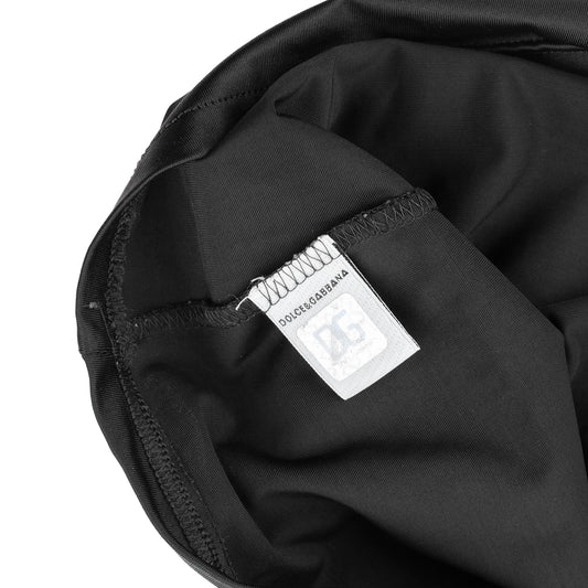 Dolce & Gabbana Underwear Black Low Neck Top