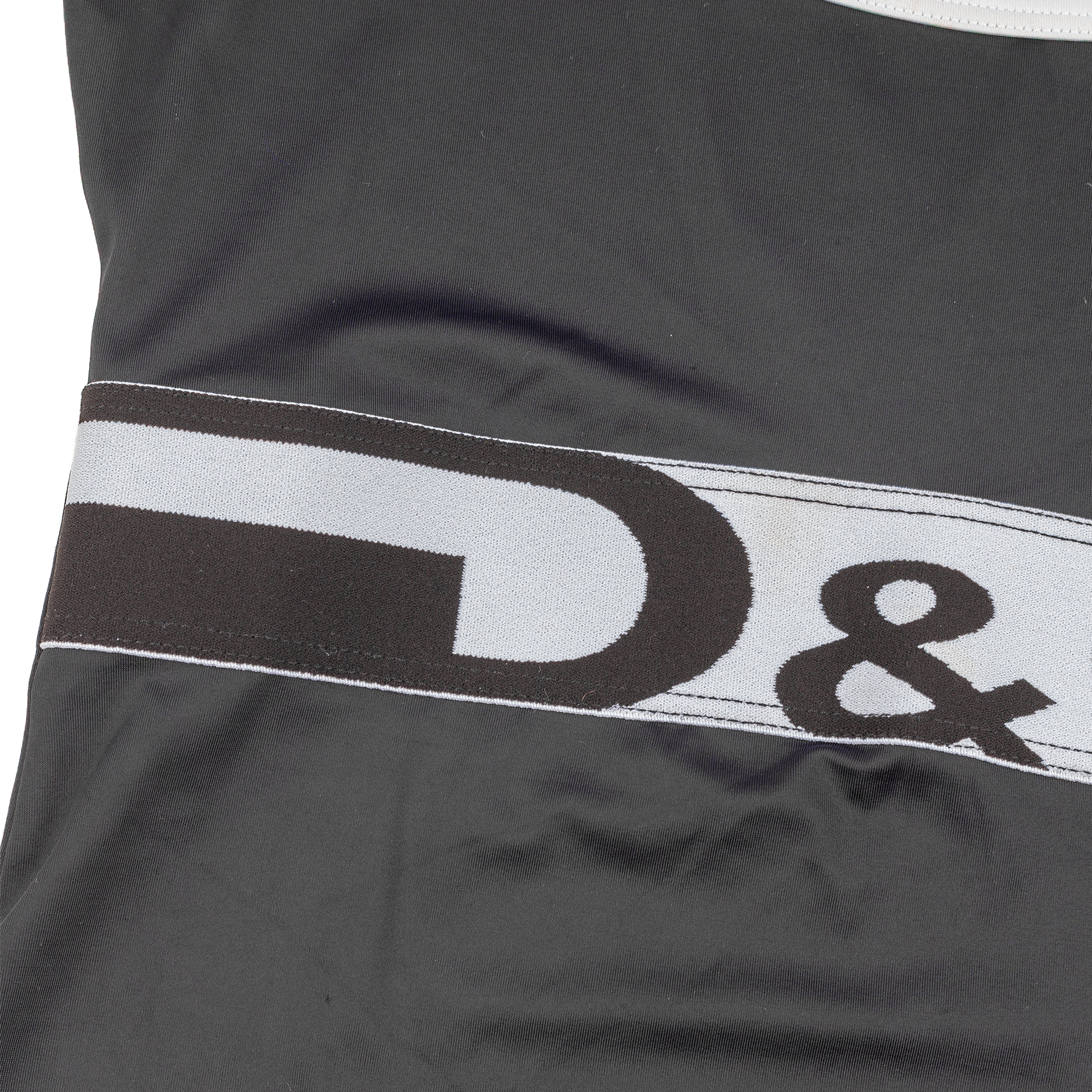 Dolce & Gabbana Underwear Black Low Neck Top
