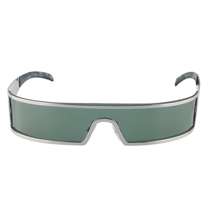 Christian Dior "Dior Punk" Silver Shield Sunglasses 3Y6W7