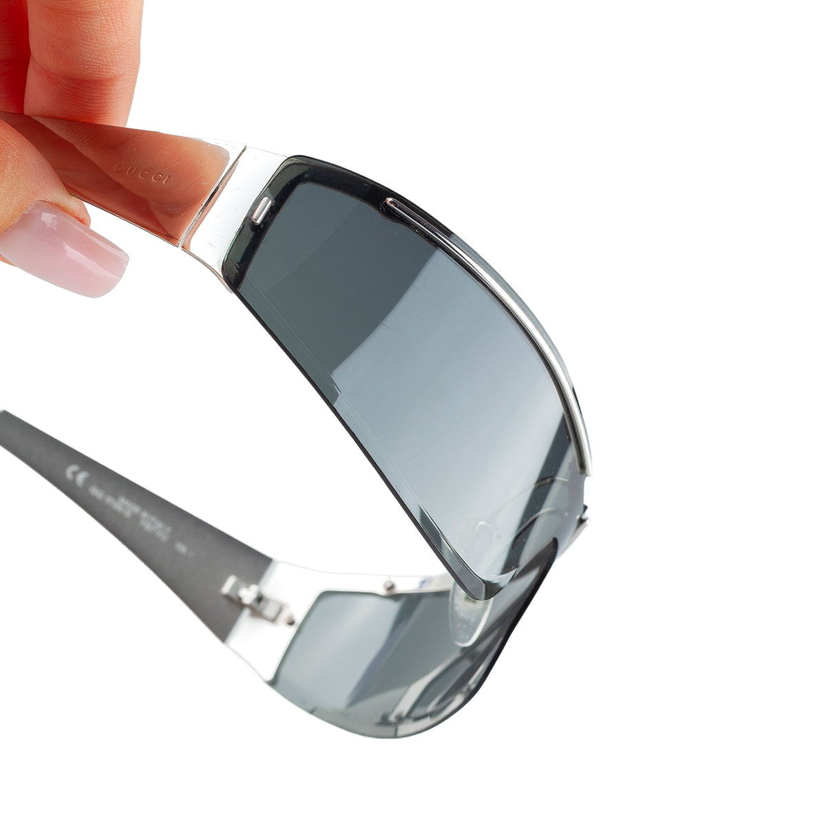 Gucci GG 2738/S Silver-Tone Shield Sunglasses
