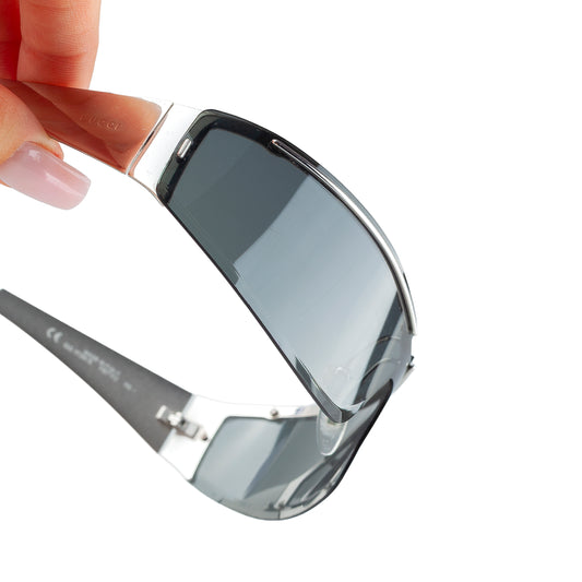 Gucci GG 2738/S Silver-Tone Shield Sunglasses