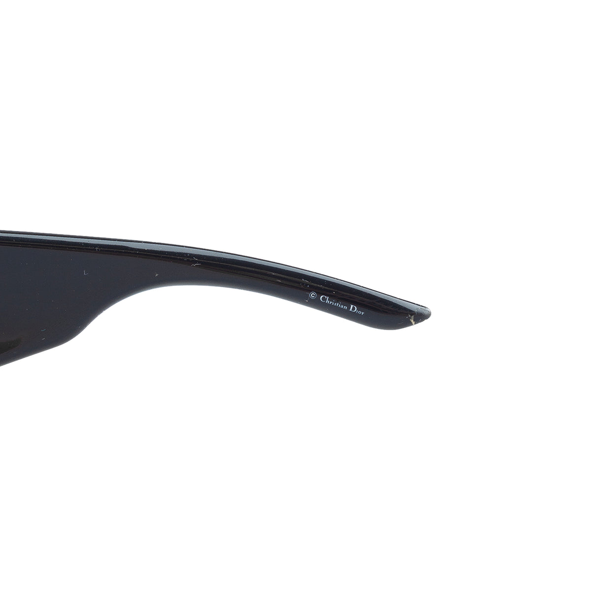 Christian Dior Cannage 1 Black Oversized Shield Sunglasses