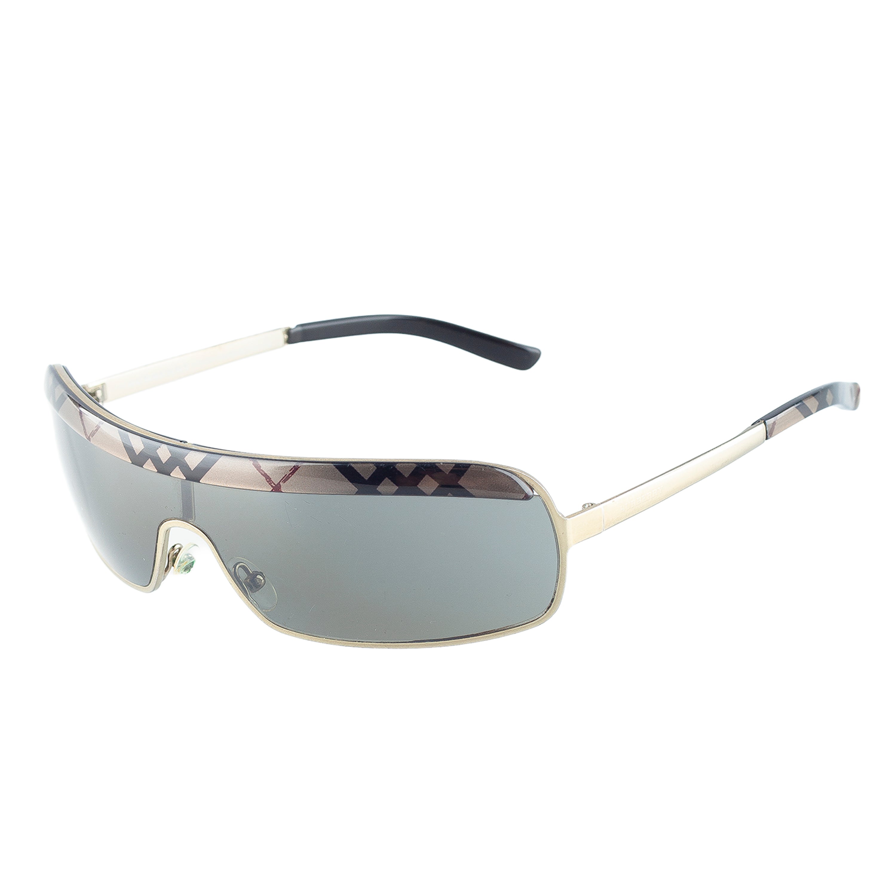 Burberry B8983/S Nova Check Shield Sunglasses