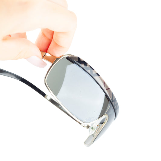 Burberry B8983/S Nova Check Shield Sunglasses