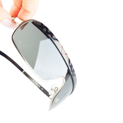 Burberry B8983/S Nova Check Shield Sunglasses