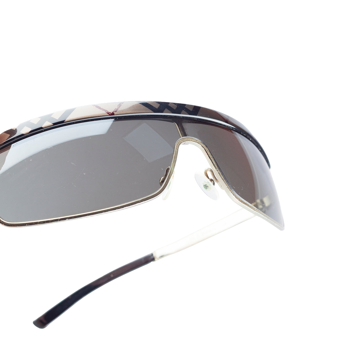 Burberry B8983/S Nova Check Shield Sunglasses