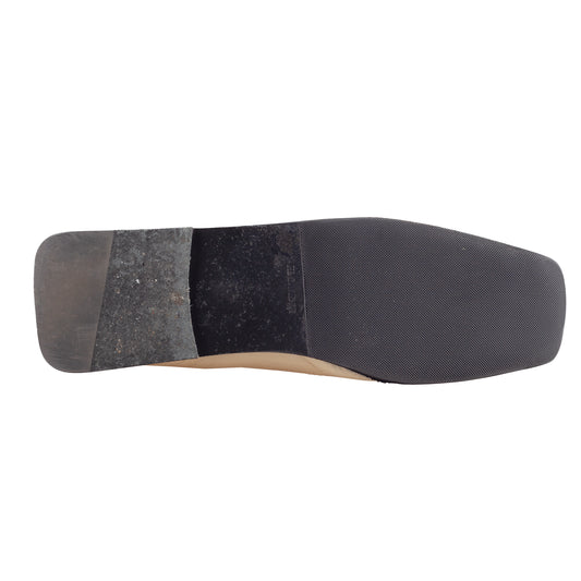 JIL SANDER Leather Ballet Beige Flats (39 IT/40 EU)