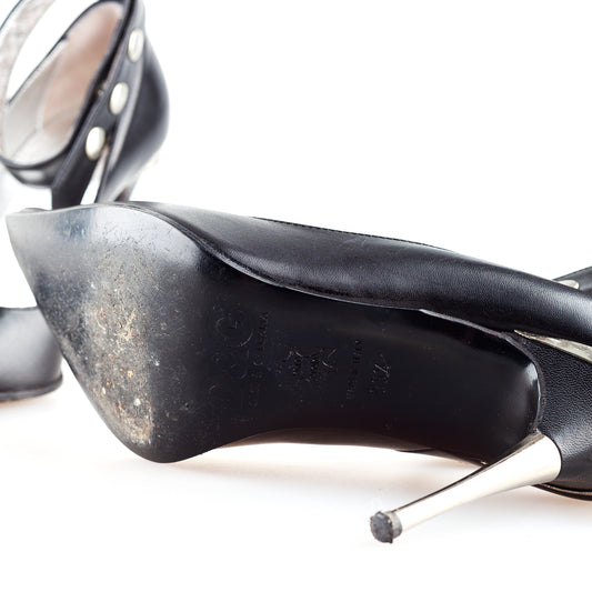 Dolce & Gabbana Vintage Black Pointed Toe Heels (36,5 IT/37,5 EU)