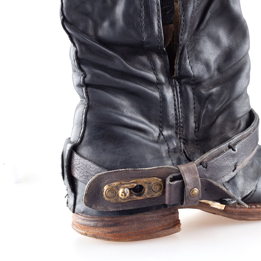 A.S. 98 Airstep Saint Bike Vintage Dark Grey Boots (37 EU)