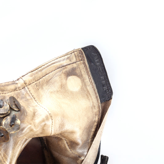 A.S. 98 Airstep Saint Bike Vintage Dark Grey Boots (37 EU)